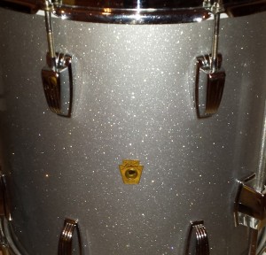 Silver Sparkle Drum Wrap