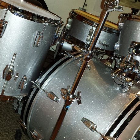 Traditional Silver Sparkle Drum Wrap