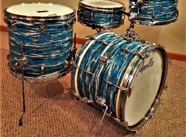 Blue Oyster Pearl Drum Wrap