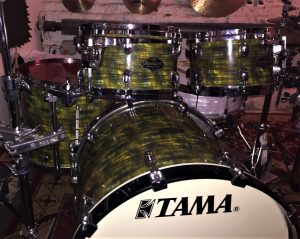 Green Glass Strata Drum Wrap
