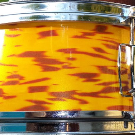 Yellow Tiger Pearl Drum Wrap
