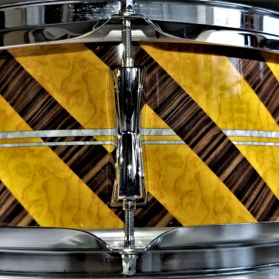 Custom Wood Grain Drum Wrap Walopus Drum Wrap
