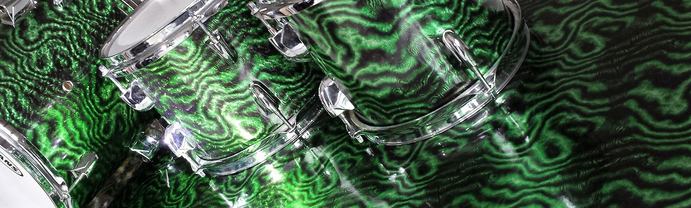 Toxic Waste Emerald Pearl Drum Wrap