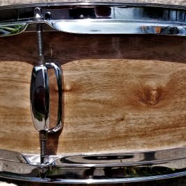 Tasmanian Cherry Wood Grain Drum Wrap
