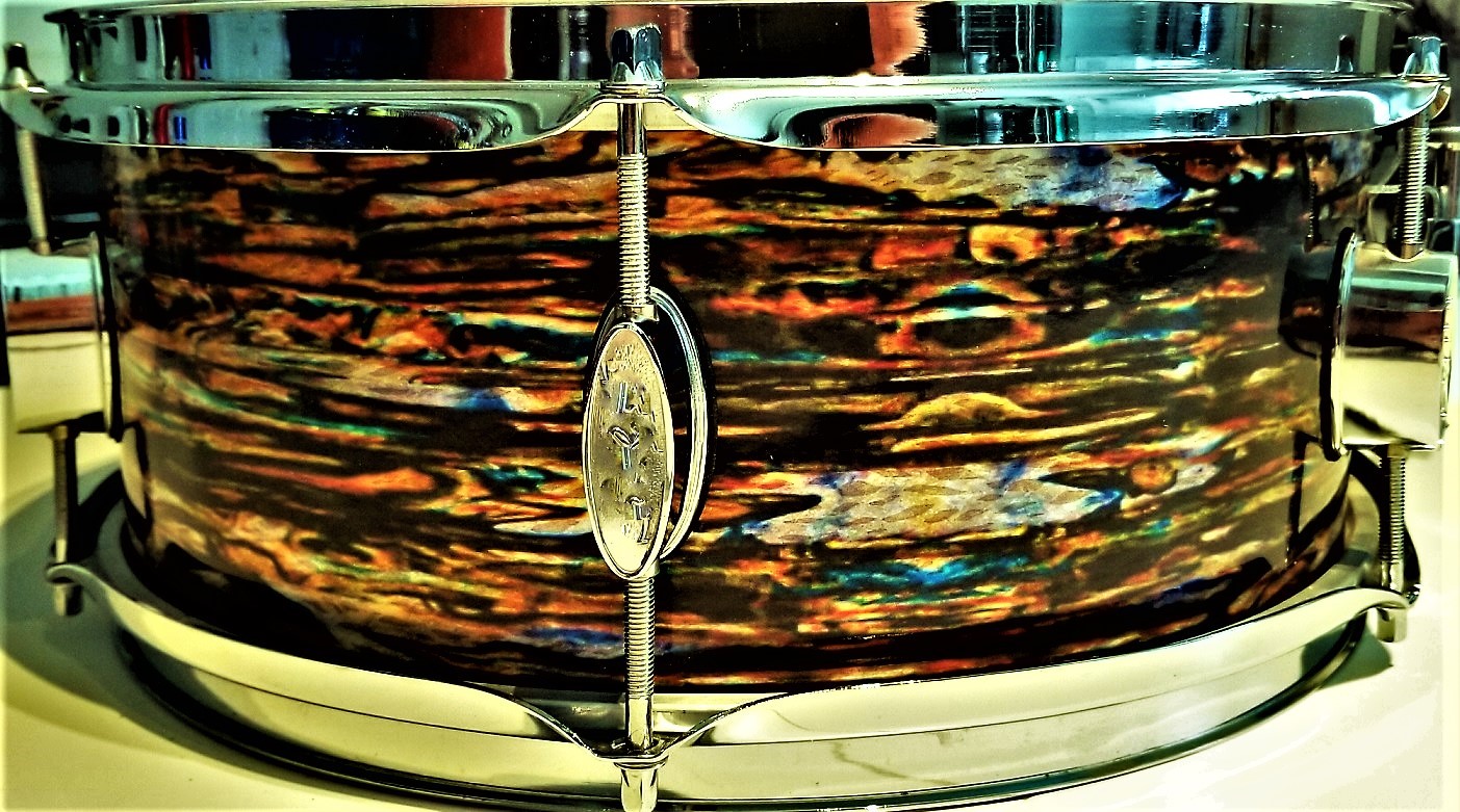 Dragon Oyster Pearl Drum Wrap