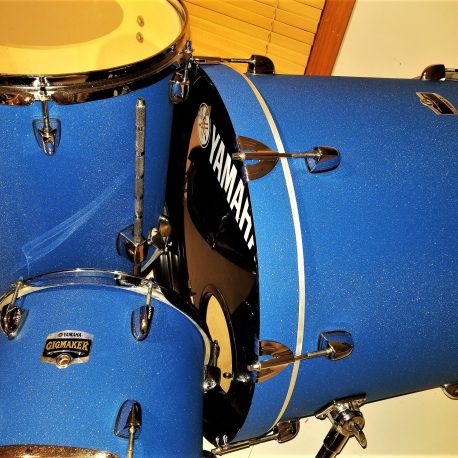 Electric Velvet Sparkle Blue Drum Wrap