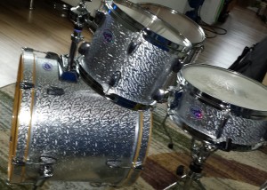 Platinum Pearl Onyx Drum Wrap