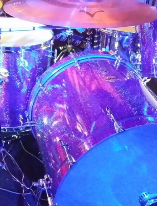 Plum Loco Prismatic Sparkle Drum Wrap