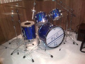 Pacific Blue Prismatic Sparkle Drum Wrap