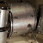 Silver Pearl Black Onyx Drum Wrap