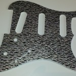 Silver Pearl Black Onyx Guitar Wrap - Guitar Skins