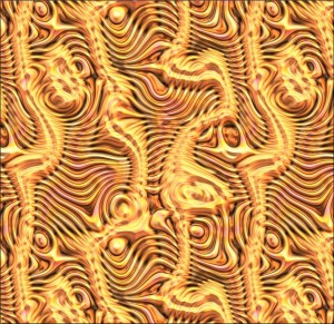 Alien Gold Drum Wrap