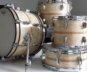 Custom Woodgrain Drum Wrap
