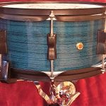 Pacific Blue Wood Grain Drum Wrap
