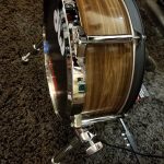 Custom Wood Grain Drum Wrap