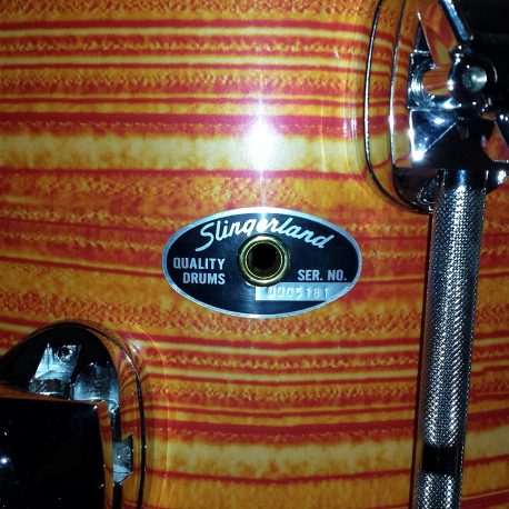 Tangerine Pearl Strata Drum Wrap
