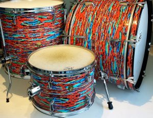 Psychedelic Red Drum Wrap