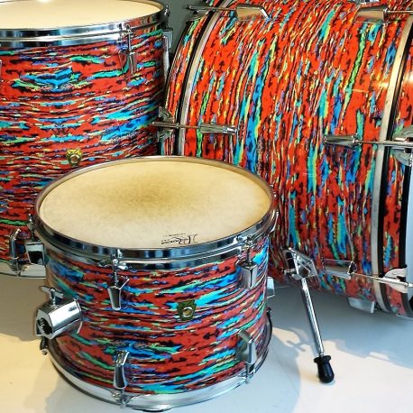 Psychedelic Red Drum Wrap